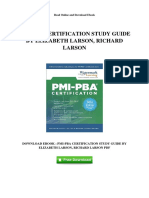 Pmi-Pba Certification Study Guide by Elizabeth Larson, Richard Larson