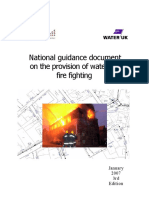 National Guidance Document On The Provision of Water For Fire Fighting