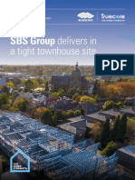 SBS Group Delivers In: A Tight Townhouse Site