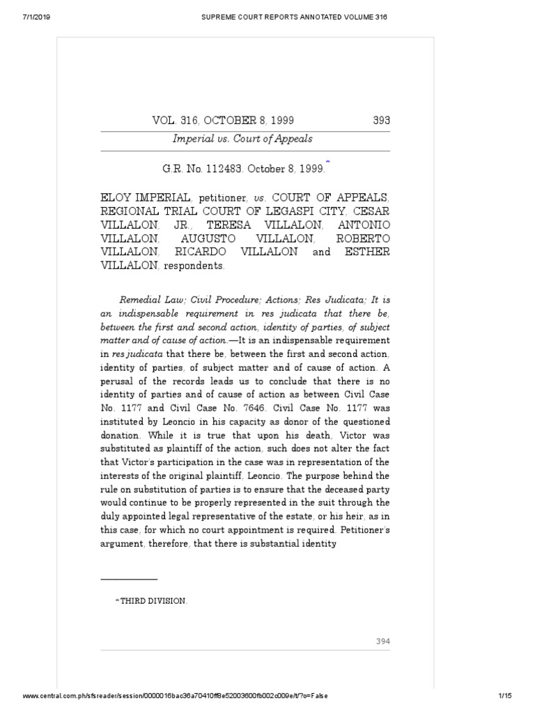 Imperial vs. CA PDF PDF Statute Of Limitations Lawsuit