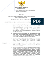 Permennakertrans No. 13 tahun 2012 tentang Komponen dan Pelaksanaan Tahapan Pencapaian Kebutuhan Hidup Layak.pdf