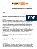 Directly Compressible Medicated Chewing Gum Formulation For Quick Relief From Common Cold PDF