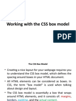Working With The CSS Box Model