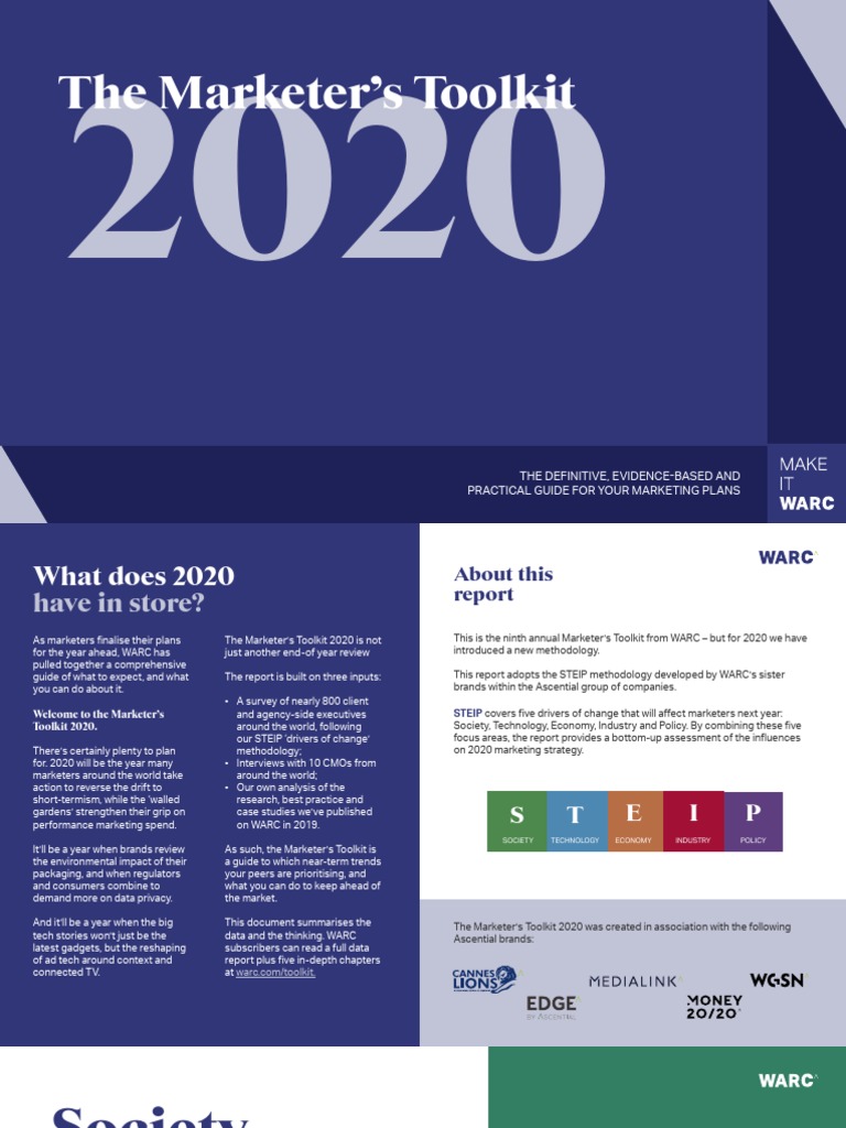 The Marketer S Toolkit The Definitive Evidence Based And Practical