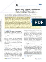 Gravity On Contact Angle