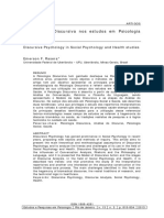 A Psicologia Discursiva nos estudos em Psicologia Social e Saúde