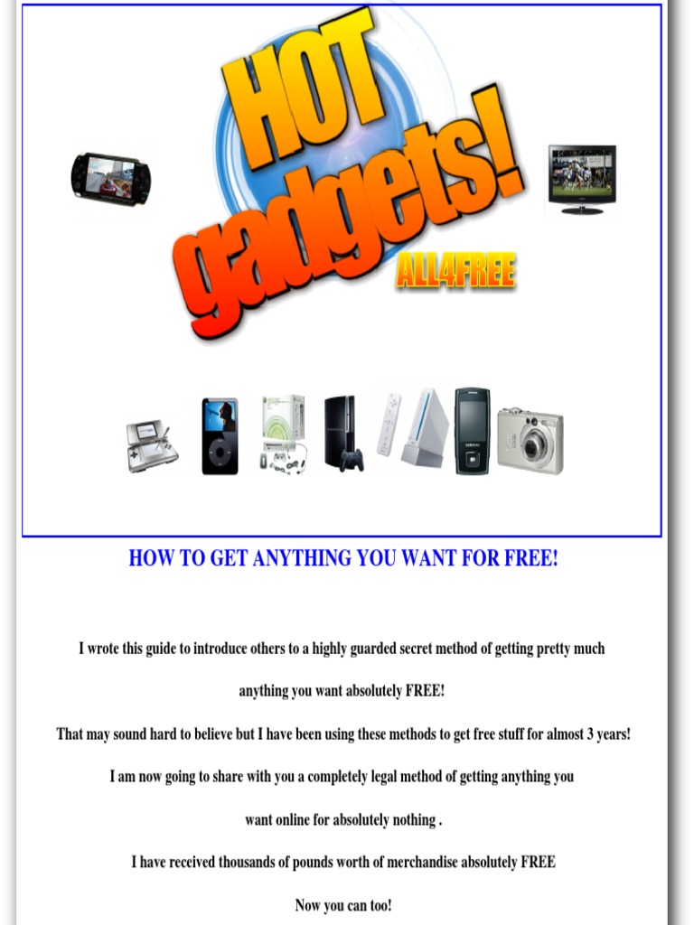 How To Get Anything You Want FREE | PDF | Apple Inc. | I Pod