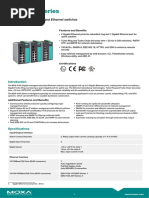 EDS-510A Series: 7+3g-Port Gigabit Managed Ethernet Switches