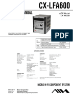 Manual Servicio Del Cx-Lfa600