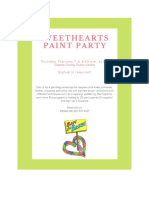 Sweethearts Paint Party