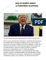 EE.UU. prepara el asalto sobre Venezuela, y Colombia se presta para ello - Resumen Latinoamericano