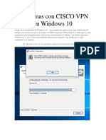 Solucion CISCO VPN Client en Windows 10