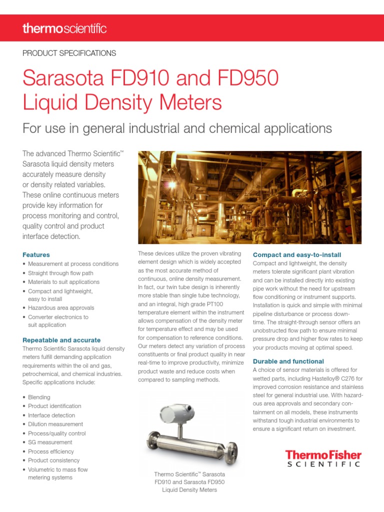 Datasheet Densimetro PDF Density Calibration