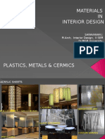 WORKSHOP- PLASTICS, CERAMICS & METAL