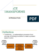 Laplace Transforms