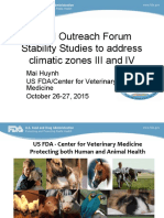 VICH Outreach Forum Stability Studies To Address Climatic Zones III and IV