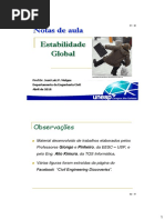 Estabilidade Global Estruturas