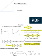 Vector Differentiation: Lecture #3