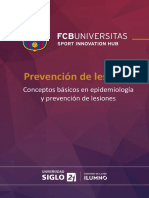 Epidemiologia y Prevencion de Lesiones Deportivas. Barcelona.