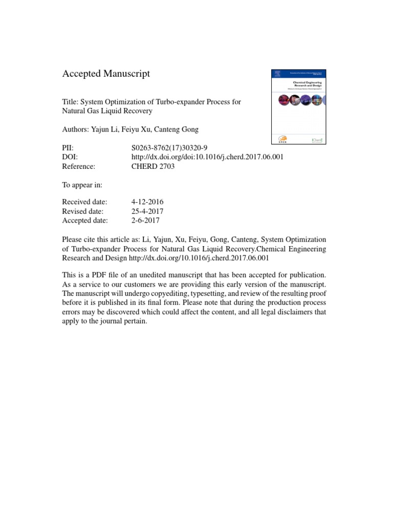 Demethanizer Process Optimization Insights | PDF | Mathematical ...