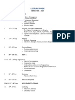 Lecture Guide: SEMESTER 1 2018