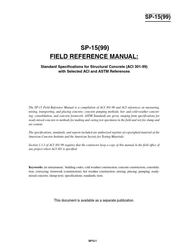 SP-15 (99) Field Reference Manual | PDF | Home & Garden