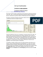 Consequences of the Log Transformation (Biometry)