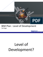 BIM Plan Level of Development