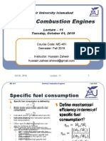 Internal Combustion Engines: Air University Islamabad