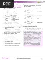 A2 UNIT 1 Extra Grammar Practice Revision