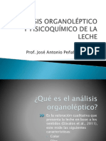 Análisis de Las Características Organolépticas y Fisico Quimicasde La Leche