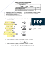 PRIMER Taller DE CALCULO MULTIVARIABLE 2020-1