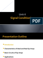 Signal Conditioning: Unit-II