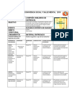 Estrategias Ii en Salud Mental 2019