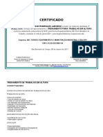 Certificado - NR 18