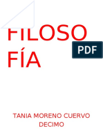 FILOSOFÍA