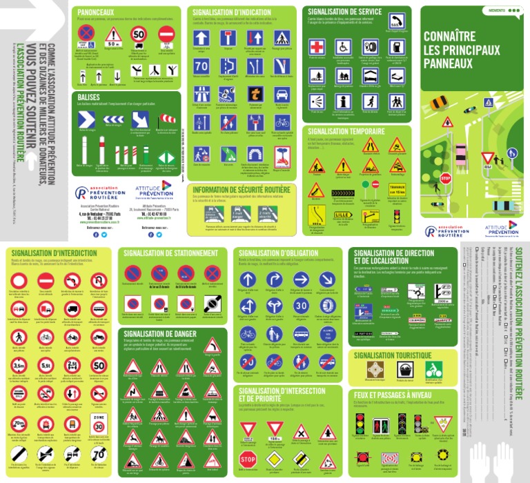 Panneaux de signalisation routière PDF | PDF | Autoroute | Sécurité ...