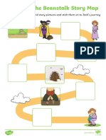 T e 2549605 Jack and The Beanstalk Cut and Stick Story Map Activity - Ver - 1 PDF