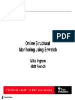 Online Structural Monitoring Using Enwatch: Mike Ingram Matt French