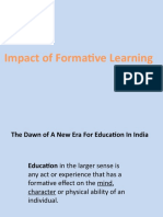 Impact of Formative Learning