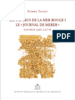 LES PAPYRUS DE LA MER ROUGE ILE - JOURNAL DE MERER - Pierre TALLET