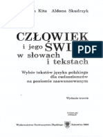 Kita Malgorzata Skudrzyk Aldona Czlowiek I Jego Swiat W Slow PDF