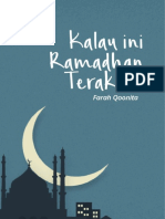 Kalau Ini Ramadhan Terakhir