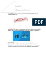 Components of Library Lgislation