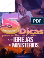 E-Book 5 Dicas para Um Banner Criativo de Igrejas e Ministérios