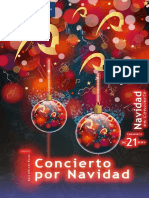 Programa de Mano Concierto Por Navidad