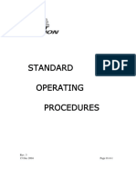 Standard Operating Procedures of An Aviation Unit