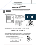 Productos notables y multiplicación de polinomios