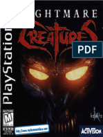 Nightmare Creatures - Manual - PSX