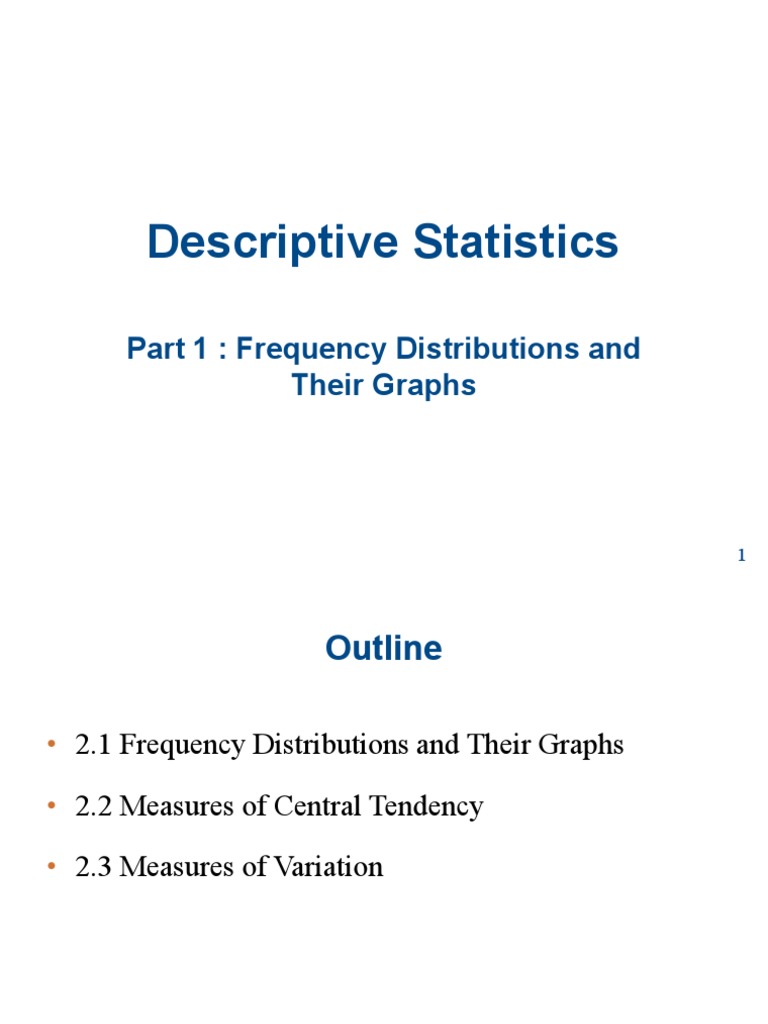 Frequency Distributions and Graphs Guide | PDF | Histogram | Skewness